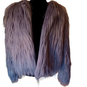MISSGUIDED WOMENS FAUX FUR JACKET